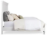 Anton White Panel Bed