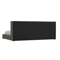 Captiva Elite Dark Gray 48" Upholstered Shelter Bed
