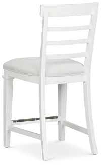 Cape Cod Ivory 24" Upholstered Barstool