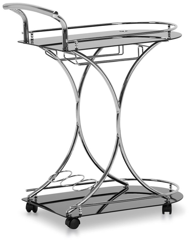 Arguila Black Bar Cart