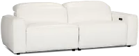 Tidal White Lthr/vinyl Power Reclining Sofa