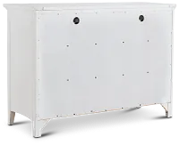 Heron Cove White Media Chest
