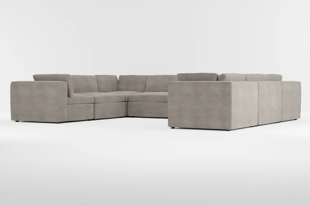 Destin Victory Gray Fabric 8-piece Modular Sectional Destin Victory Gray Fabric 8-piece Modular Sectional