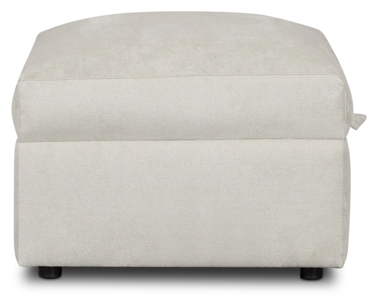 Hudson Gray Fabric Storage Ottoman Hudson Gray Fabric Storage Ottoman