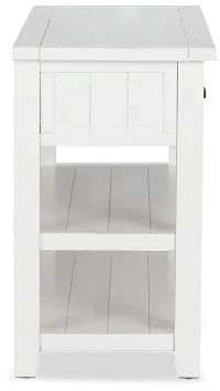 Bismark White Sofa Table