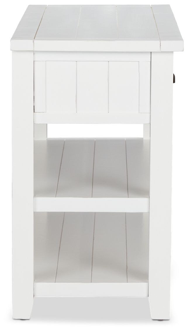 Bismark White Sofa Table