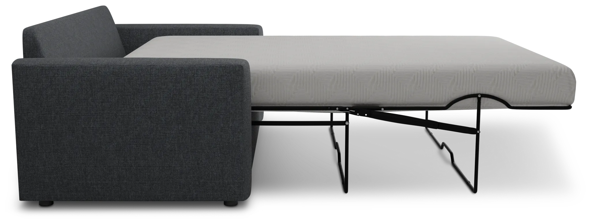 Siesta Elevation Gray Fabric Memory Foam Sleeper