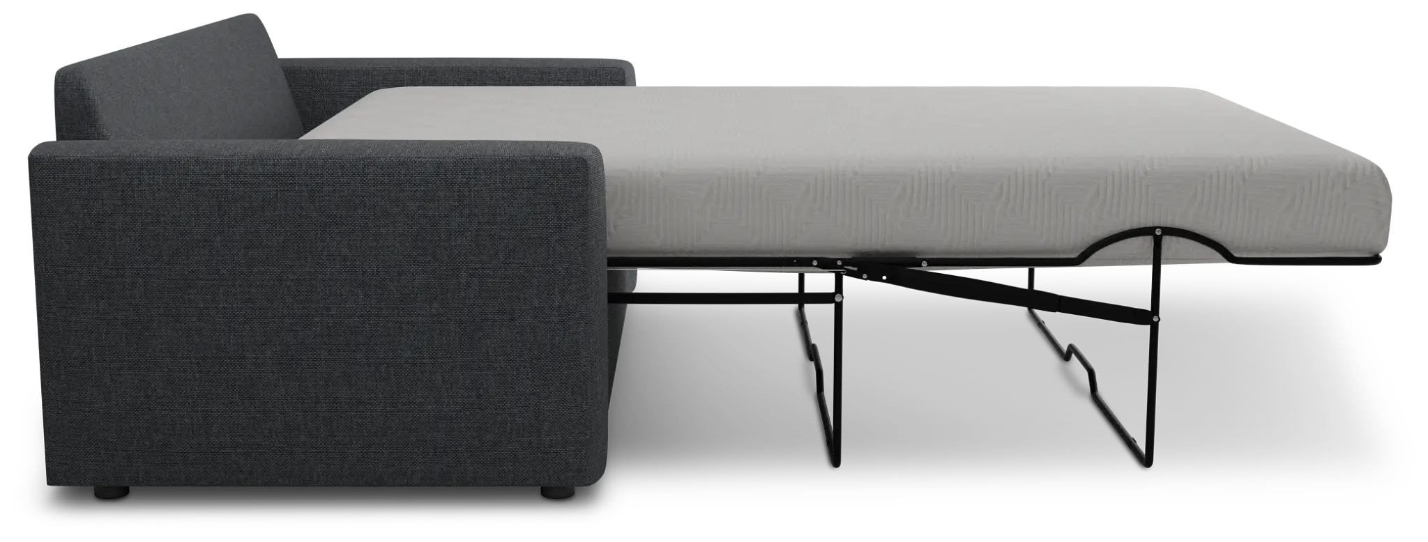 Siesta Elevation Gray Fabric Memory Foam Sleeper Siesta Elevation Gray Fabric Memory Foam Sleeper