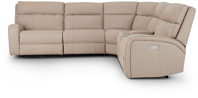 Rhett Taupe Micro Small Two-arm Power Reclining Sectional (6)