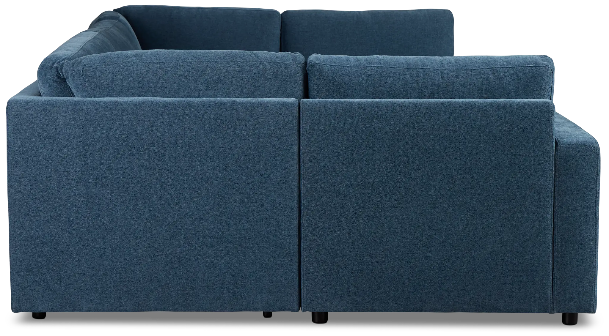 Addie Blue Fabric 6-piece Pit Storage Sectional Addie Blue Fabric 6-piece Pit Storage Sectional