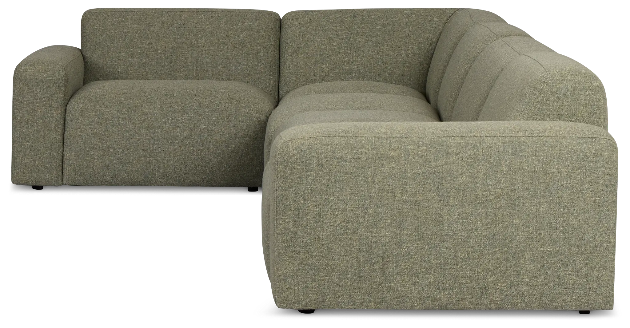 Baylor Green Fabric 5-piece Modular Sectional Baylor Green Fabric 5-piece Modular Sectional
