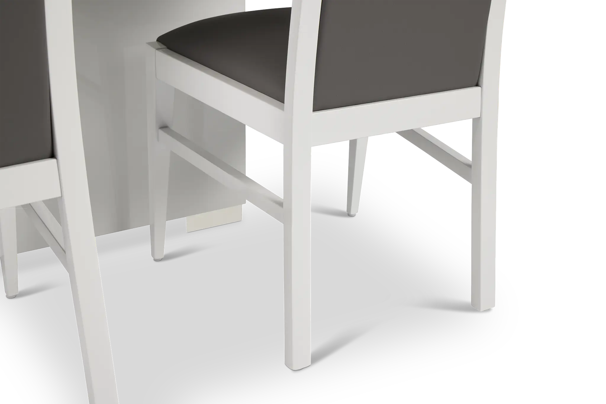 Modena White Rect Table & 4 Chairs Modena White Rect Table & 4 Chairs