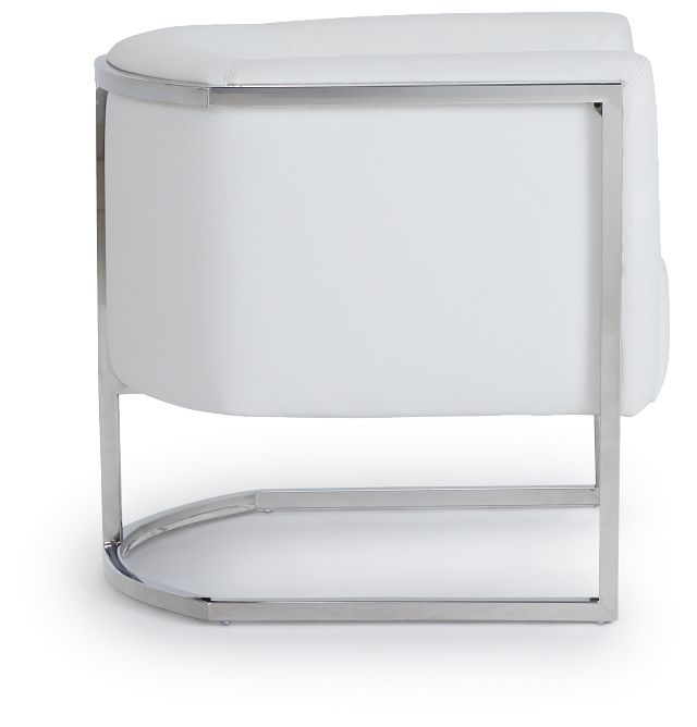 Hale White Micro Accent Chair