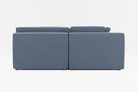 Destin Maguire Blue Fabric 6-piece Pit Sectional