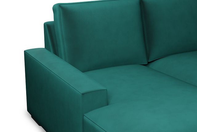 Edgewater Joya Green Left Chaise Sectional