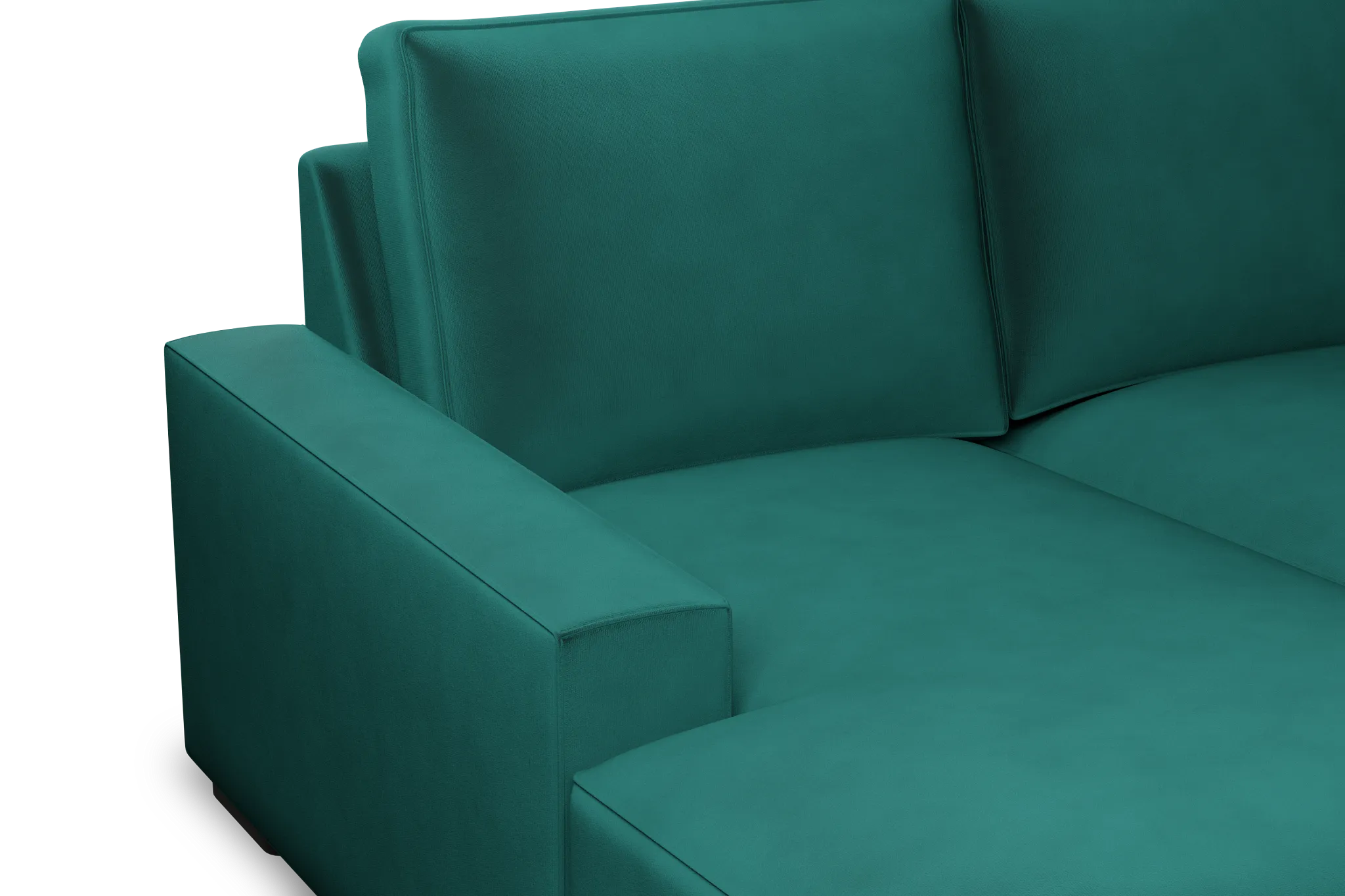 Edgewater Joya Green Left Chaise Sectional