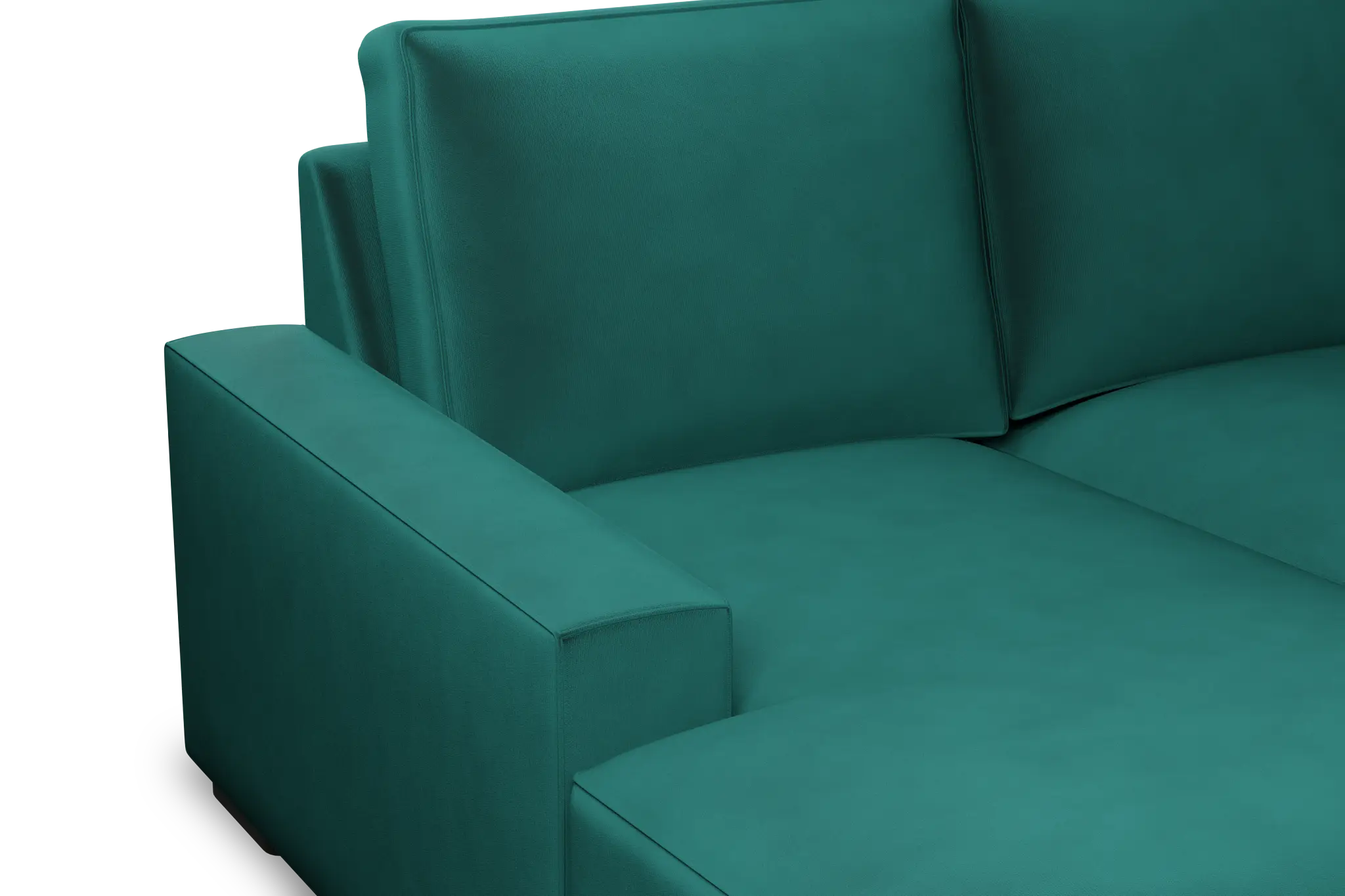 Edgewater Joya Green Left Chaise Sectional Edgewater Joya Green Left Chaise Sectional