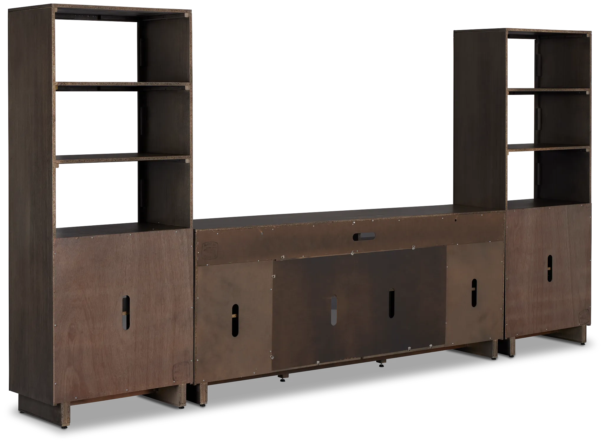 Richmond Gray 80" Door Entertainment Wall