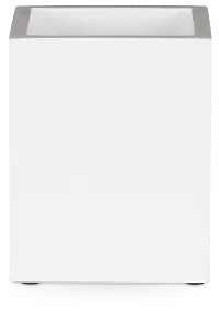 Ramble White Wood Pen Holder