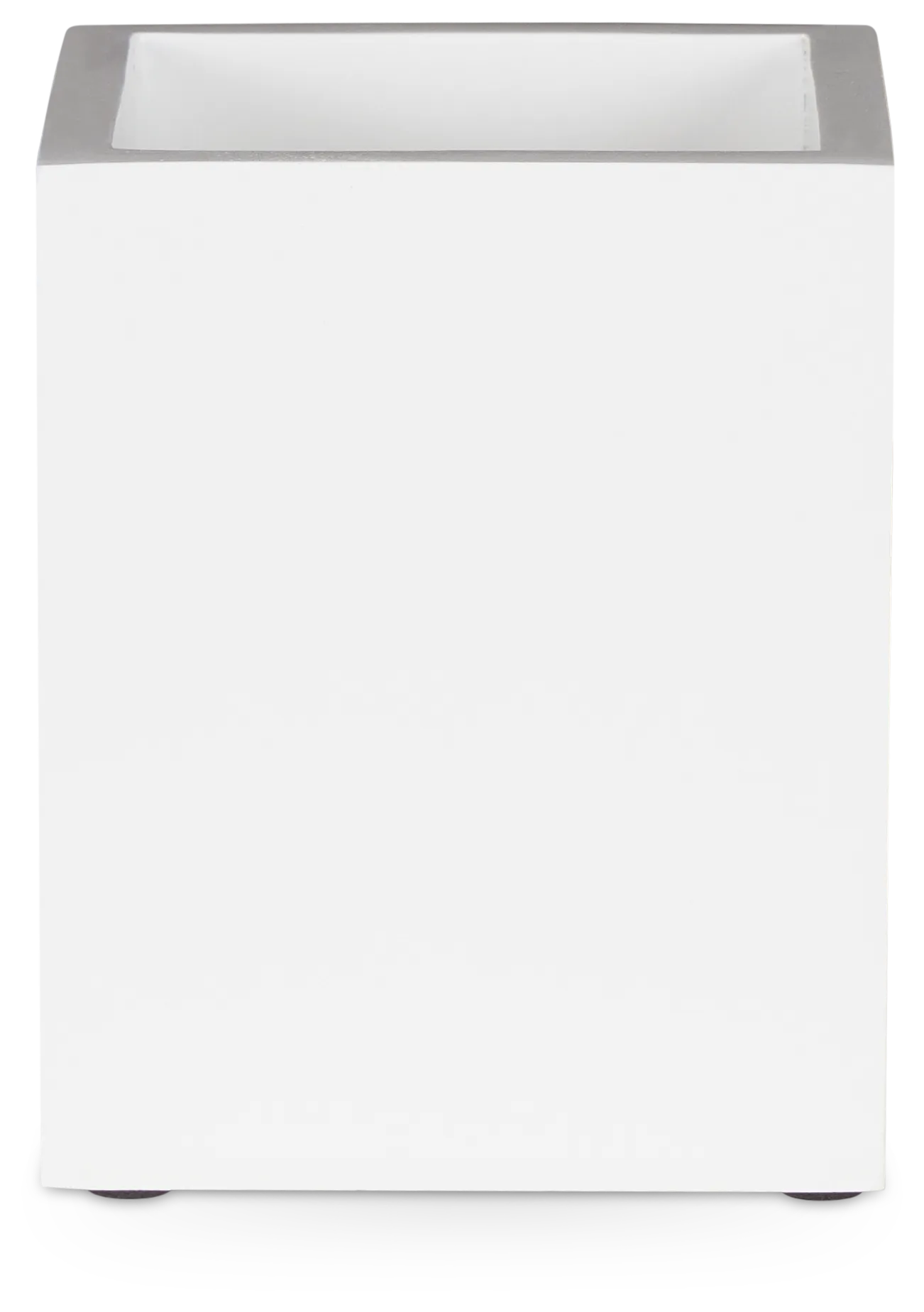 Ramble White Wood Pen Holder