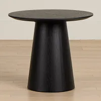 Nomad Black Round End Table