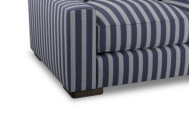 Edgewater Sea Lane Navy Large Two-arm Sectional