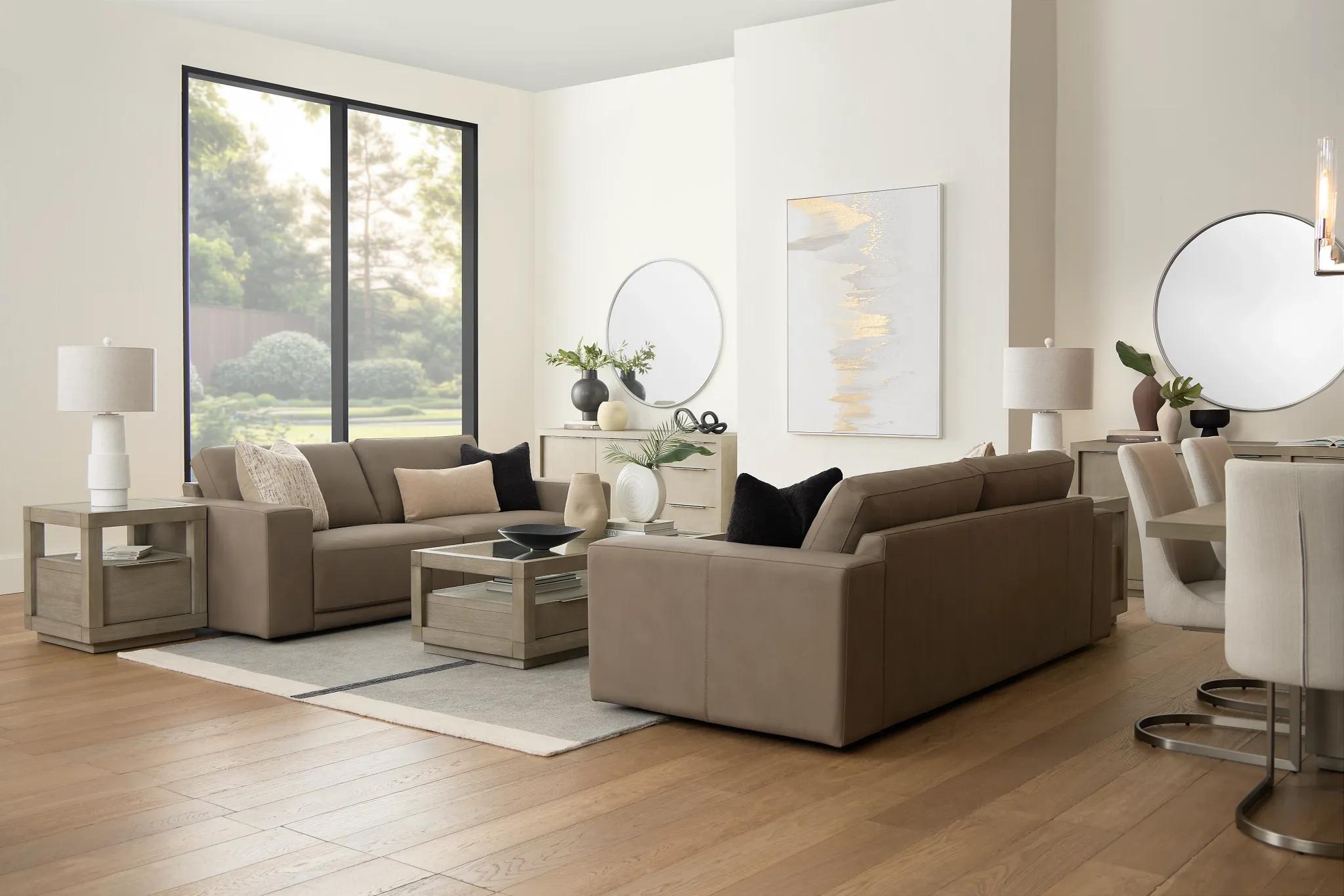 Kellan Taupe 92" Sofa