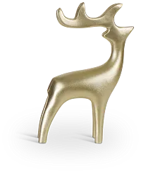 Deer Silver Sculpture