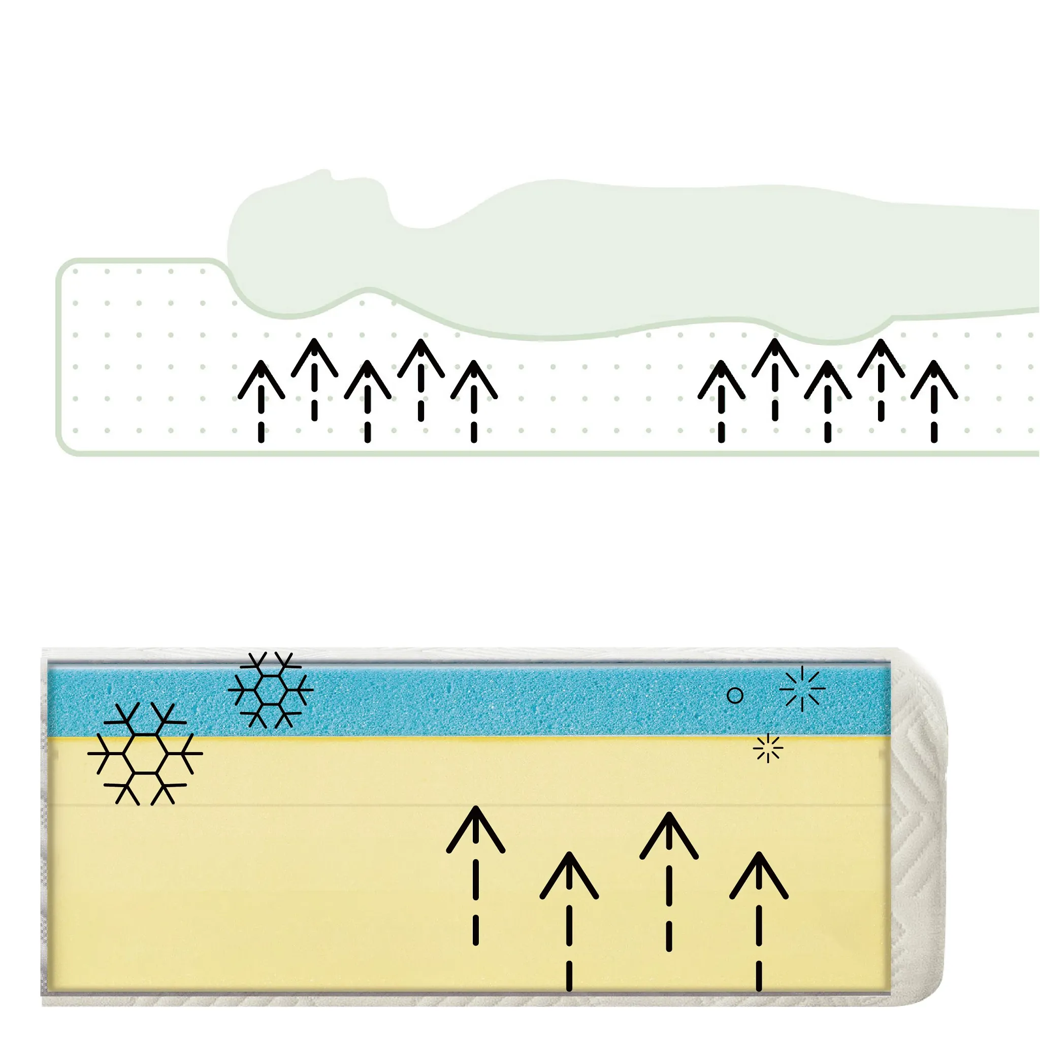 Rest & Renew By Zinus Gel Memory Foam Mattress 6" Firm Mattress