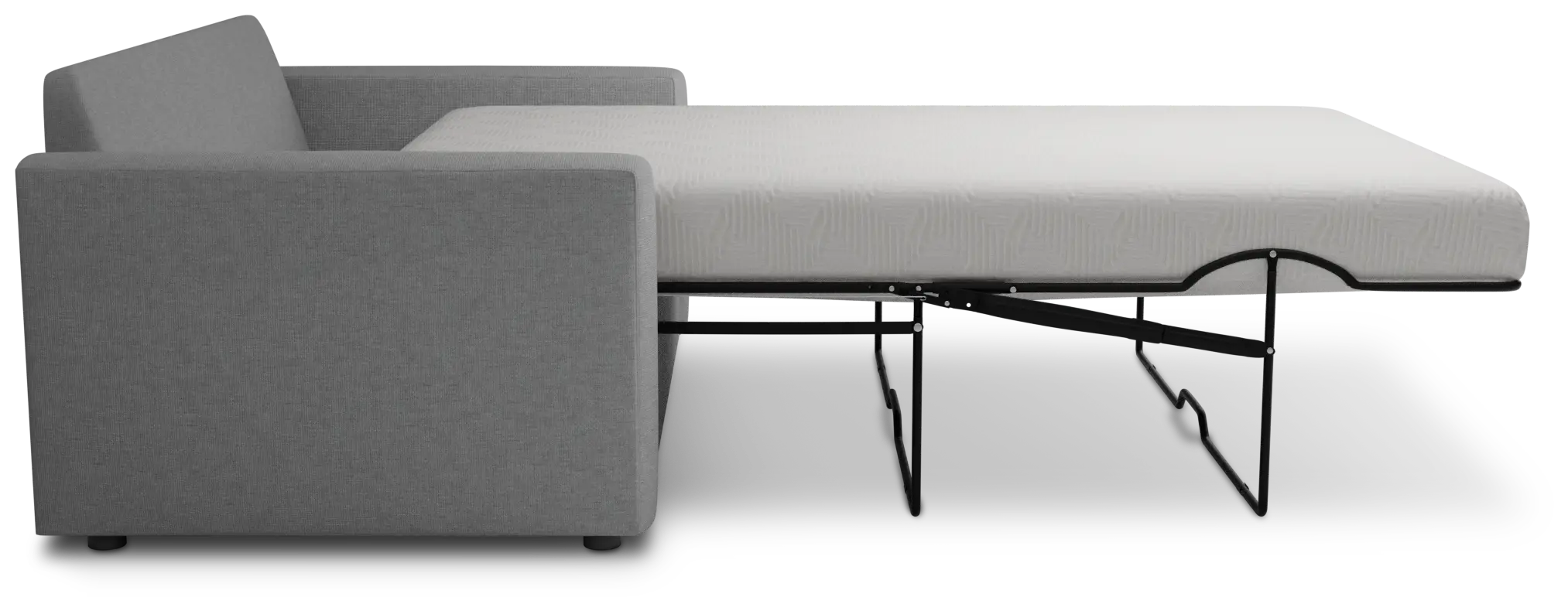 Siesta Suave Gray Fabric Memory Foam Sleeper Siesta Suave Gray Fabric Memory Foam Sleeper