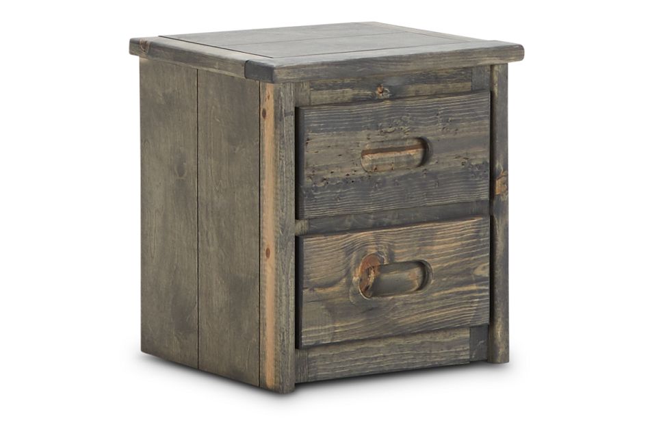 Cinnamon Gray Small Nightstand Baby Kids Nightstands City Furniture
