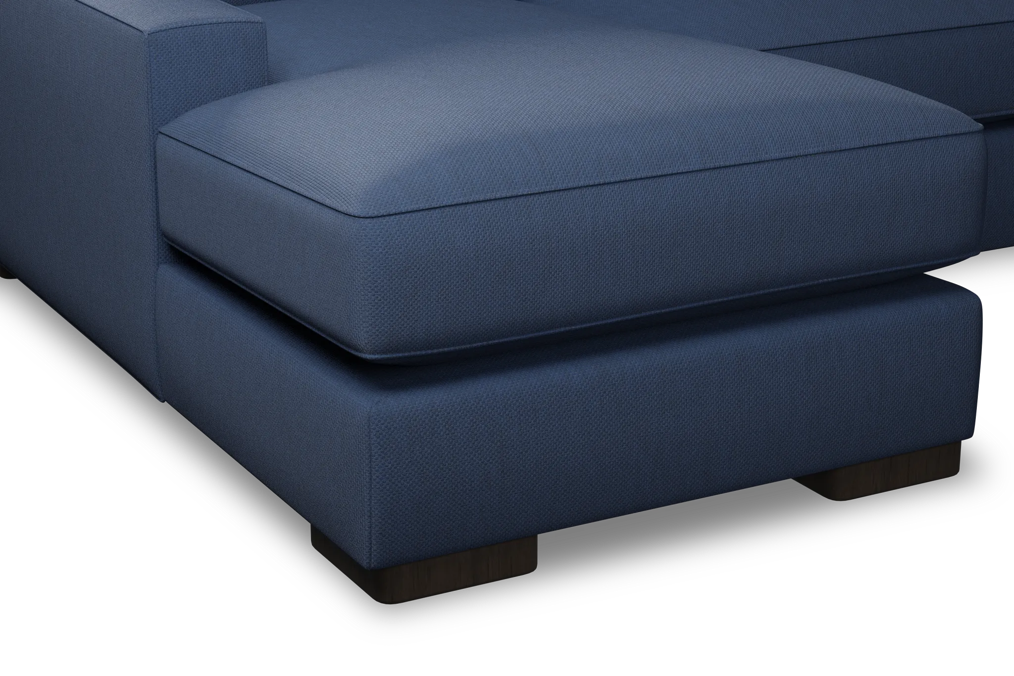 Edgewater Revenue Dark Blue Left Chaise Sectional