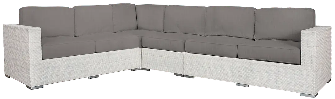 Biscayne Gray Large Two-arm Sectional Biscayne Gray Large Two-arm Sectional