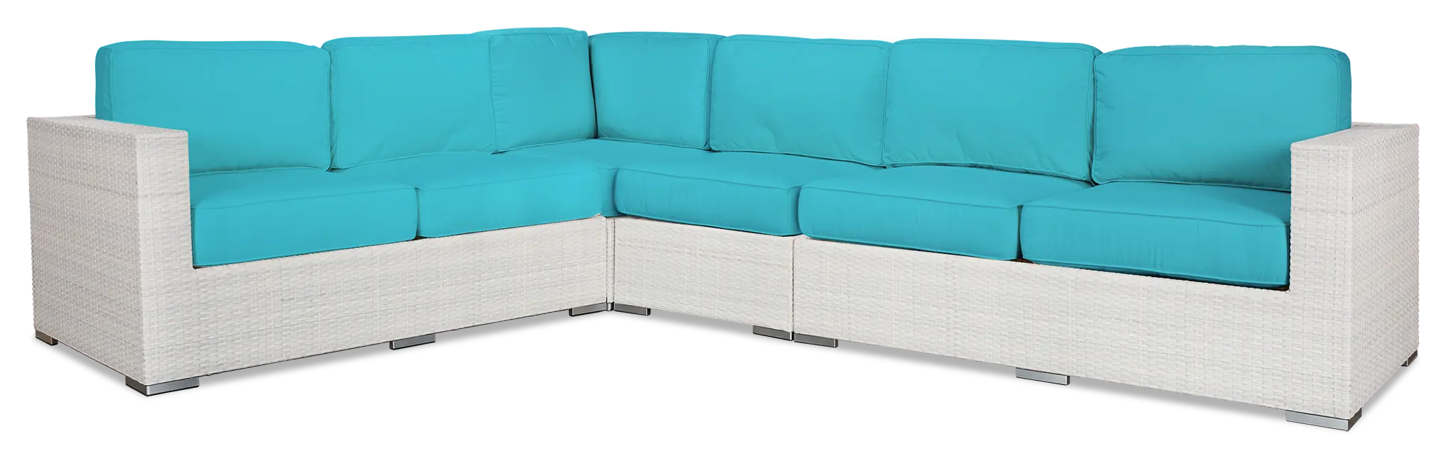 Biscayne Dark Teal Large Two-arm Sectional Biscayne Dark Teal Large Two-arm Sectional