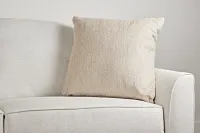 Alpha Beige 24" Accent Pillow