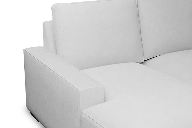 Edgewater Suave White Left Chaise Sectional