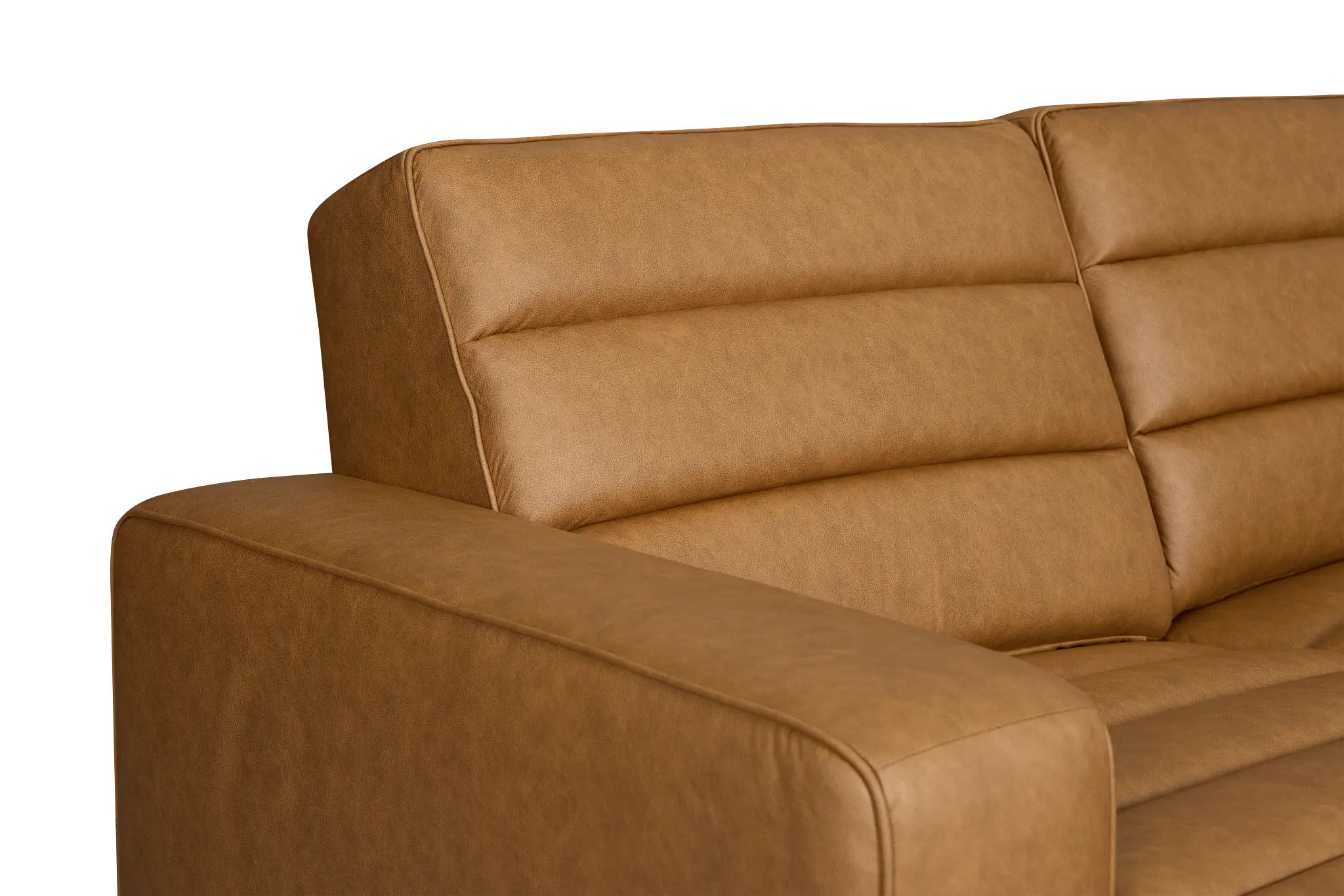 Sawyer Light Brown Micro Medium Triple Power 2-arm Sectional Sawyer Light Brown Micro Medium Triple Power 2-arm Sectional