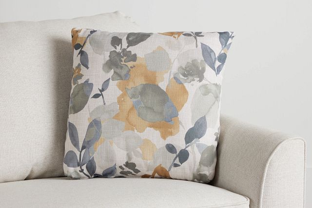 Wellstone Gray Fabric 20" Accent Pillow (0)