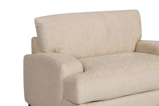Alpha Beige Fabric Chair