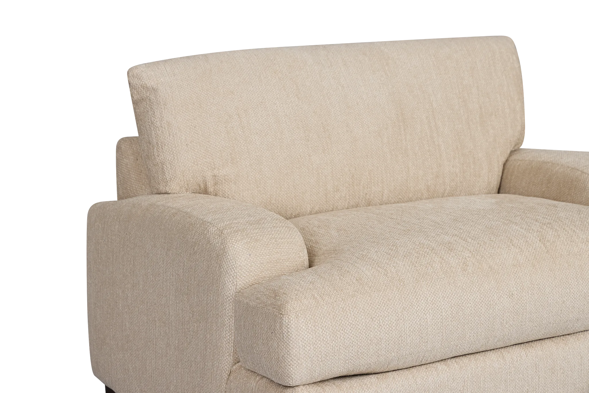 Alpha Beige Fabric Chair