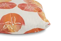 Sand Dollar Orange 20" Accent Pillow