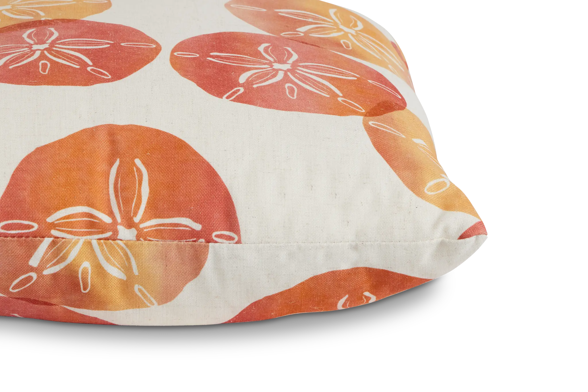 Sand Dollar Orange 20" Accent Pillow Sand Dollar Orange 20" Accent Pillow