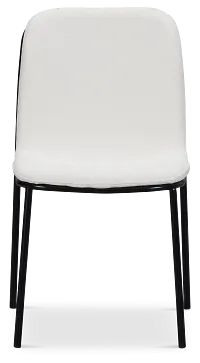 Palos White Upholstered Side Chair