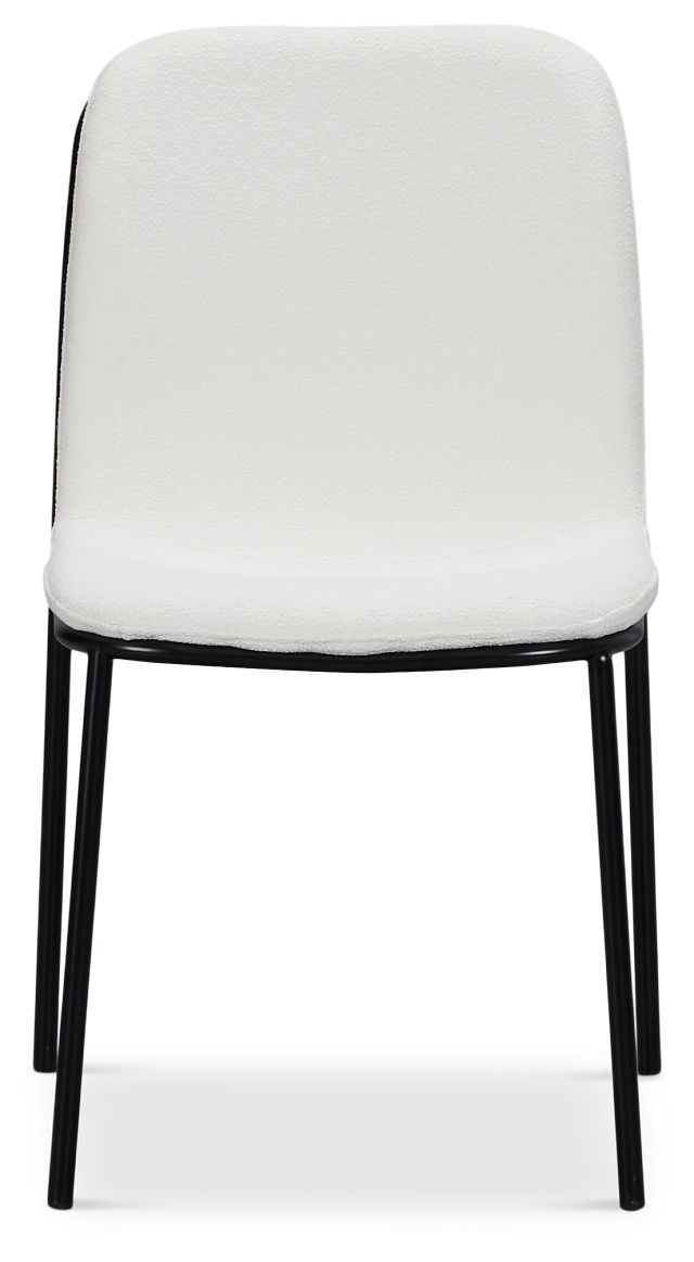 Palos White Upholstered Side Chair