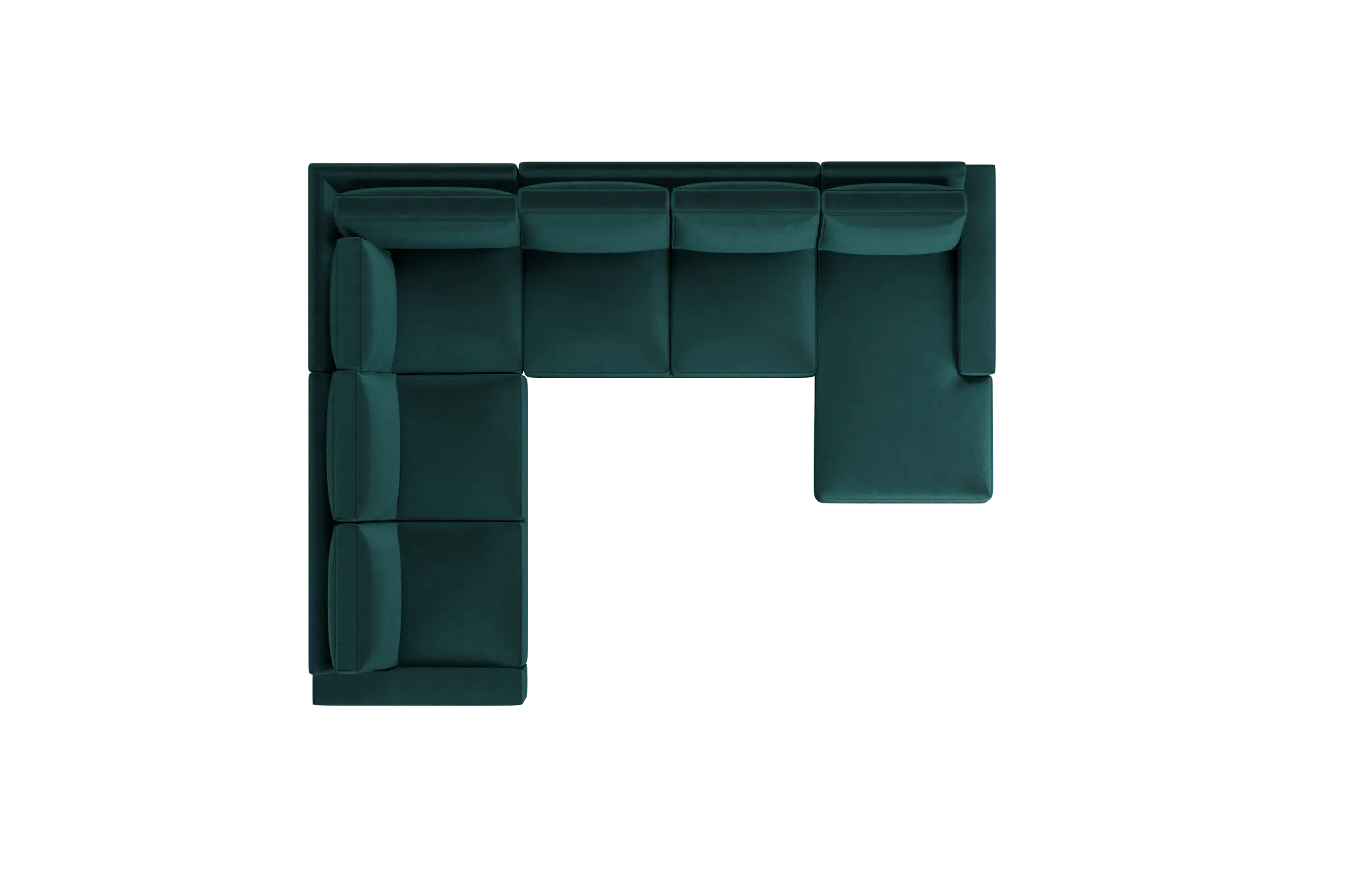 Edgewater Joya Teal Medium Right Chaise Sectional Edgewater Joya Teal Medium Right Chaise Sectional
