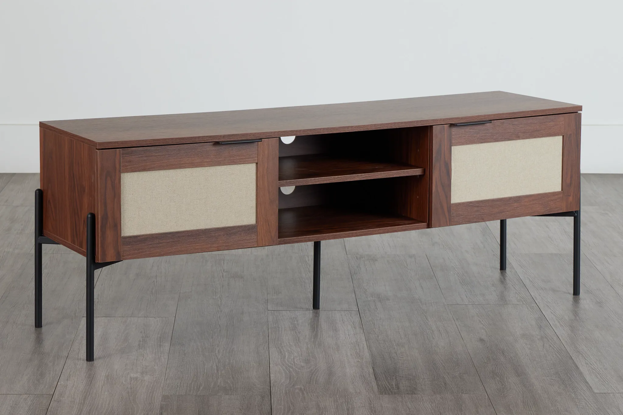 Walker Dark Tone Storage Tv Stand