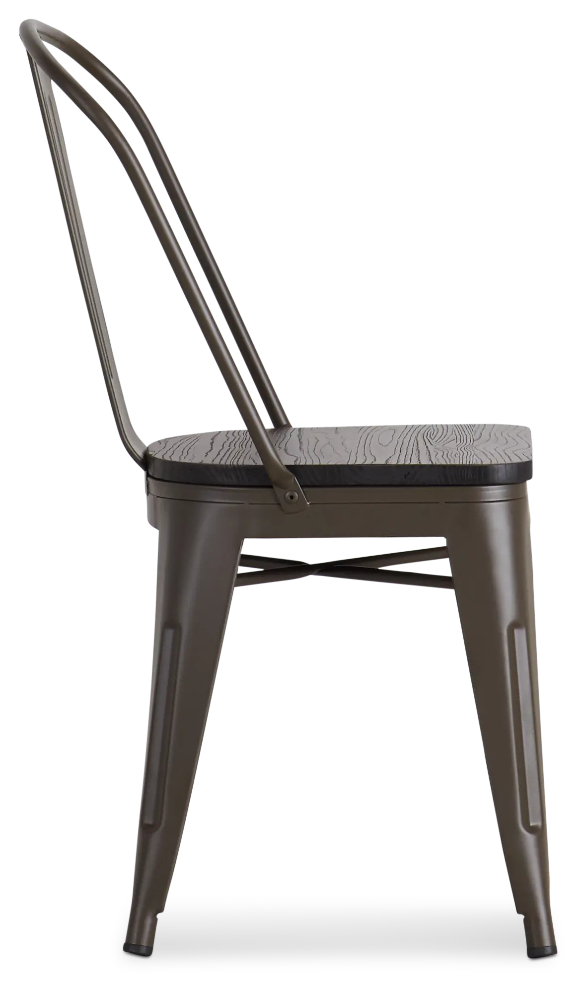 Harlow Dark Tone Wood Side Chair Harlow Dark Tone Wood Side Chair