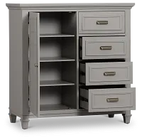 Cape Cod Gray Door Chest
