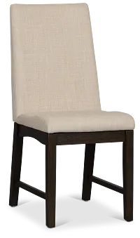 Roswell Dark Beige Upholstered Side Chair
