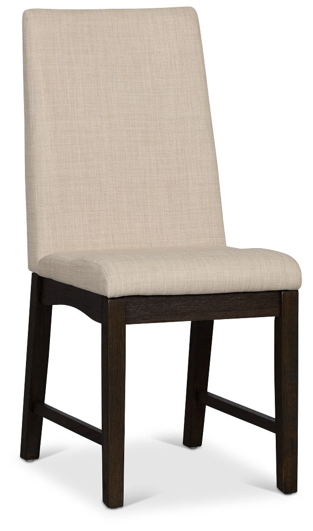 Roswell Dark Beige Upholstered Side Chair